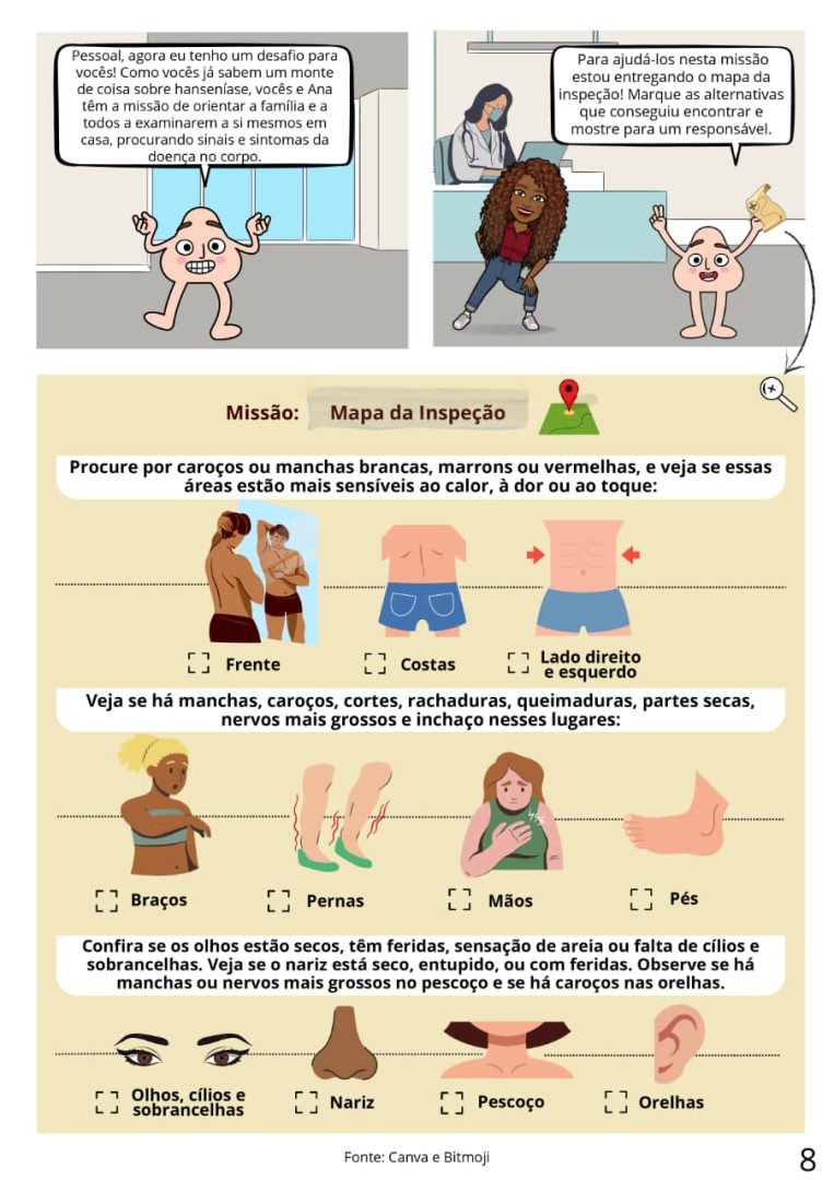 HQ para conscientização sobre hanseníase entre adolescentes